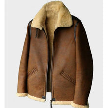 Johnson Brown Shearling Soft Leather Jacket