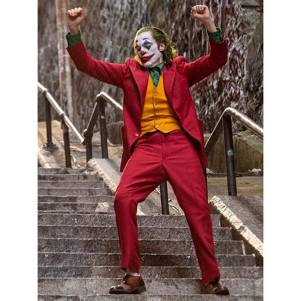 Joker Folie A Deux 2024 Joaquin Phoenix Red Suit