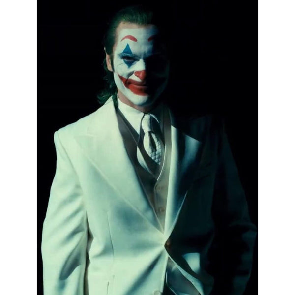 Joker Folie A Deux 2024 Joaquin Phoenix White Suit