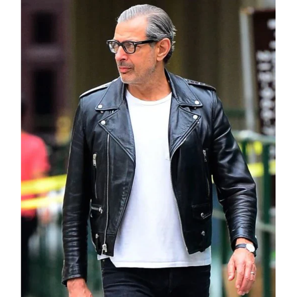 Jurassic World Dominion Jeff Goldblum Biker Jacket