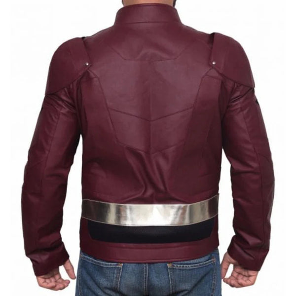 Justice League The Flash Leather Jacket