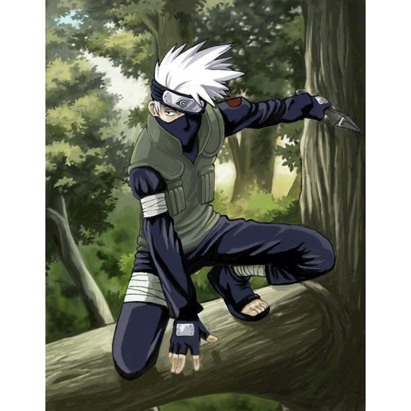 Naruto Kakashi Hatake Green Cotton Vest