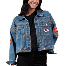 NFL Kansas City Chiefs Blue Denim Jacket