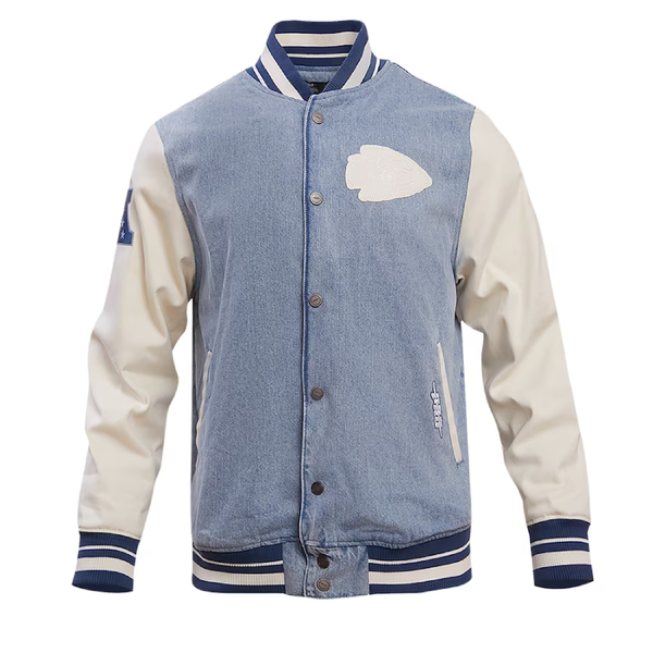 Kansas City Chiefs Blue Denim Jacket