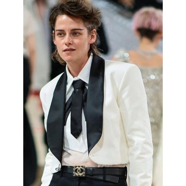 Kristen Stewart Met Gala Crop Coat