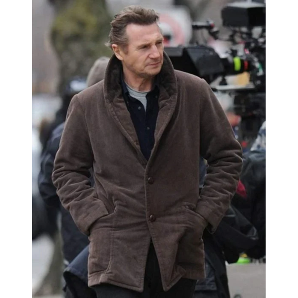 Liam Neeson A Walk Among the Tombstones Corduroy Coat