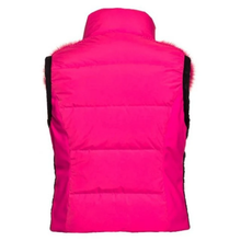 Lindsay Lohan Falling for Christmas 2022 Pink Vest