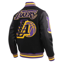 Los Angeles Lakers Black Wool Jacket