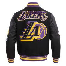Los Angeles Lakers Black Wool Jacket