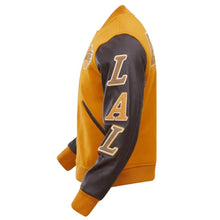 Los Angeles Lakers Wool And Leather Varsity Jacket