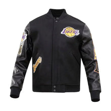 Los Angeles Lakers Wool And Leather Varsity Jacket