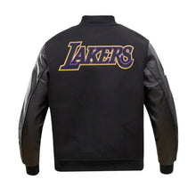 Los Angeles Lakers Wool And Leather Varsity Jacket