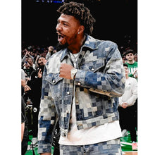 Marcus Smart Blue And White Jacket