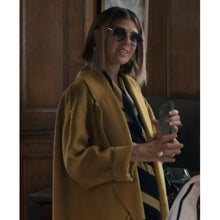 Marisa Tomei Upgraded Yellow Coat