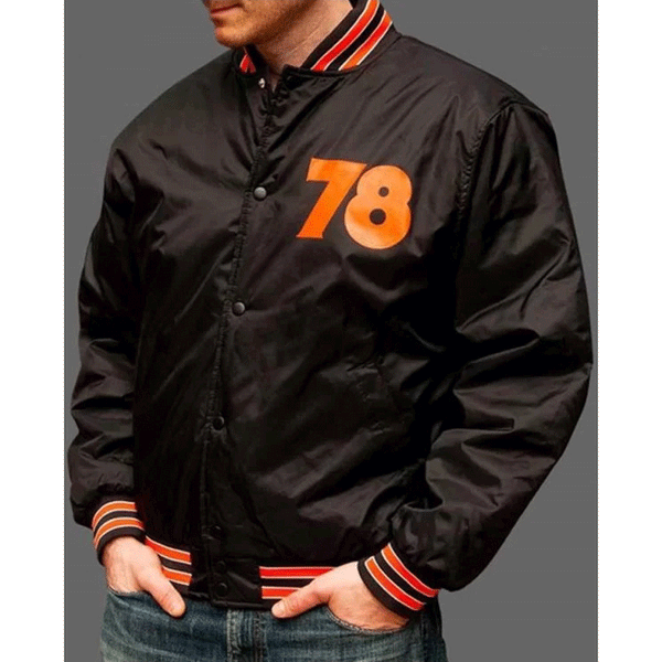 Men’s Black Parachute Bomber Jacket