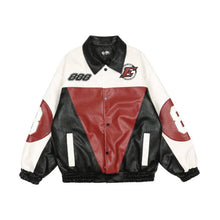 Men's Embroidered Leather Jacket