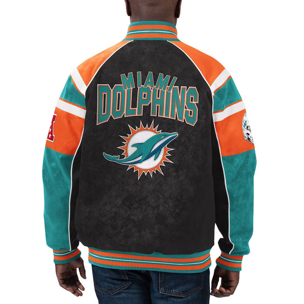 Miami Dolphins Black Varsity Jacket