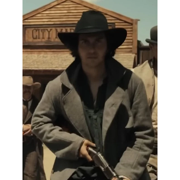 Murder at Yellowstone City 2022 Young Jim Wool Coat