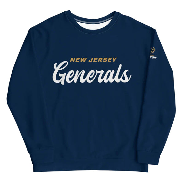 New Jersey Generals Navy Sweatshirt