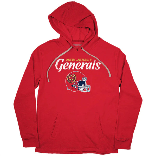 New Jersey Generals Red Hoodie