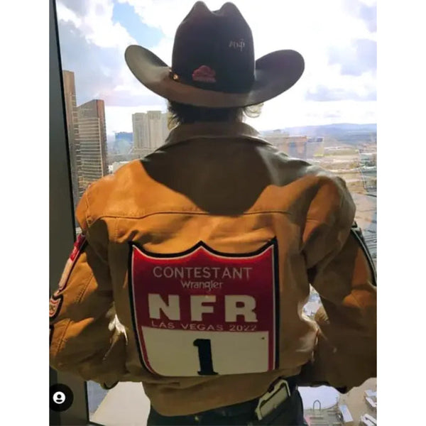 NFR Las Vegas Logan Hay Leather Jacket