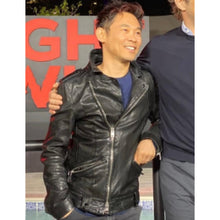 Night Swim James Wan Black Leather Jacket