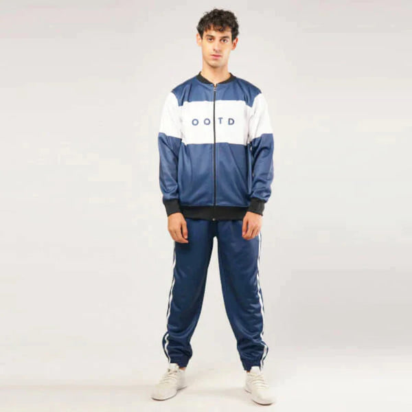 OOTD Print Fleece Tracksuit