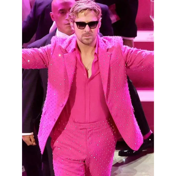 Oscar 2024 Ryan Gosling Pink Suit