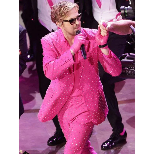 Oscar 2024 Ryan Gosling Pink Suit