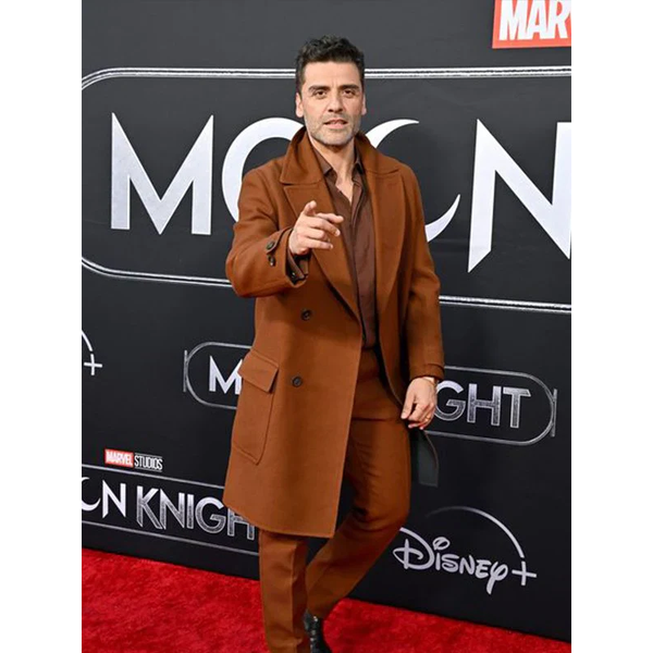 Oscar Isaac Moon Knight Brown Coat