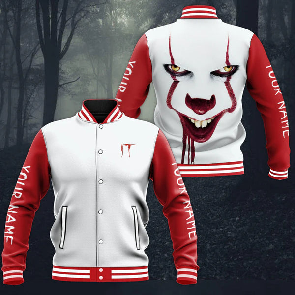 Personalized Pennywise IT Horror Scary Movie Halloween Jacket