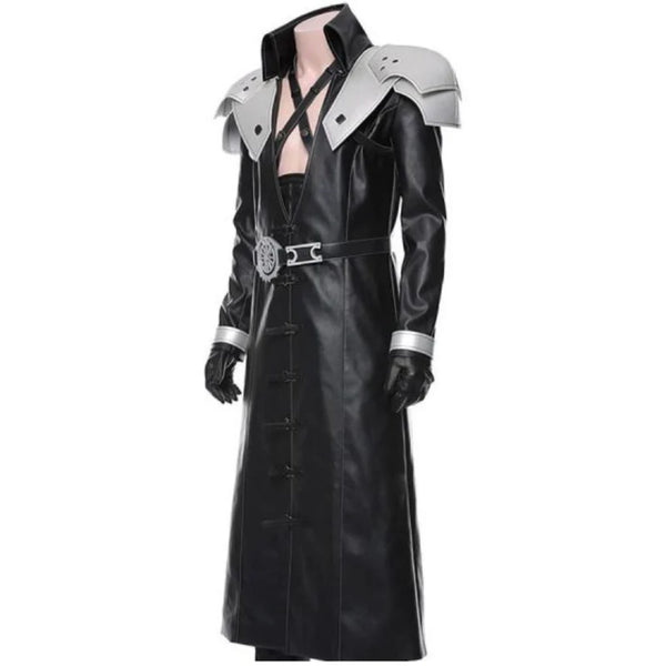 phiroth Final Fantasy VII Remake Leather Long Coat