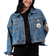 NFL Pittsburgh Steelers Blue Denim Jacket