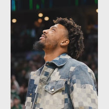 Marcus Smart Blue And White Jacket