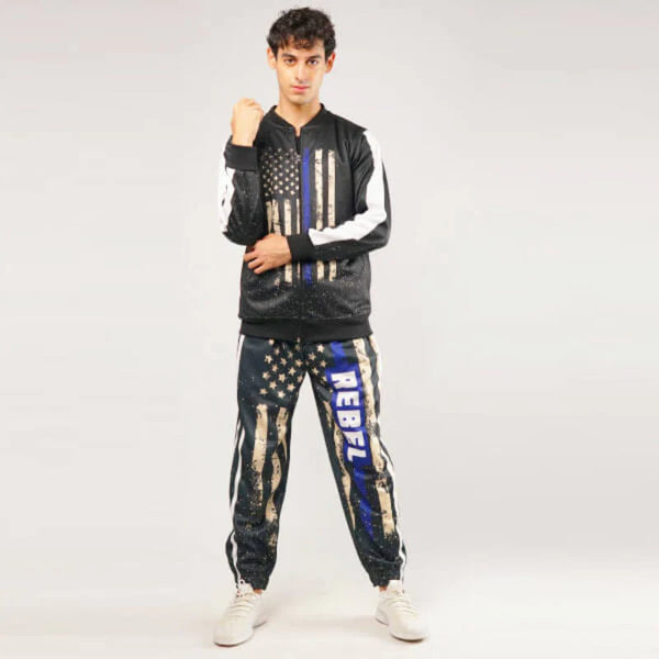 Rebel Print Fleece Tracksuit