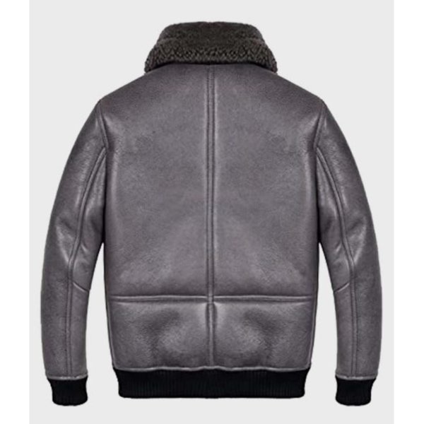 Robinson Grey Shearling Leather Jacket