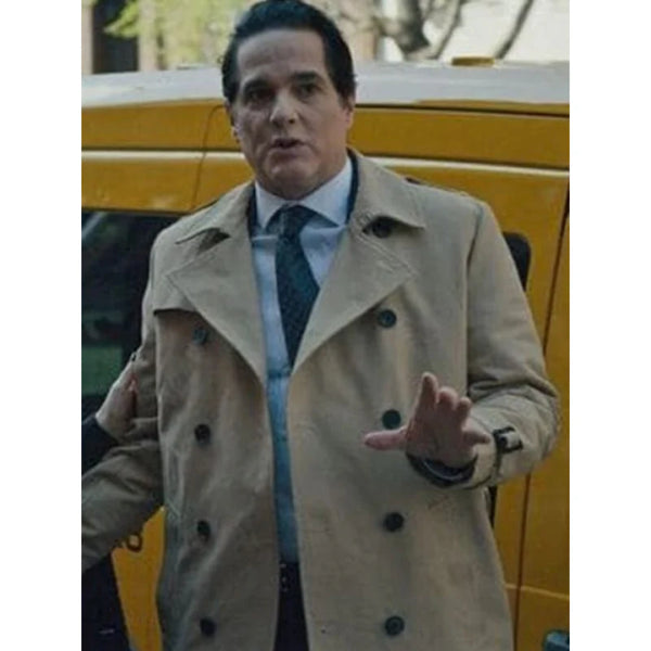 Russian Doll Season 2 John Reyes Beige Coat