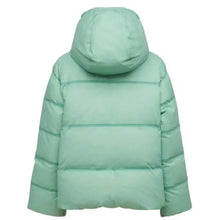 Sam Taylor-Johnson Back To Black Mint Puffer Jacket