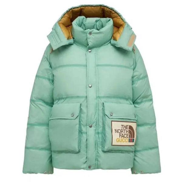 Sam Taylor-Johnson Back To Black Mint Puffer Jacket