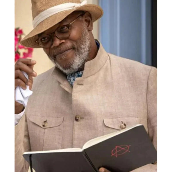 Samuel L. Jackson Argylle Beige Coat