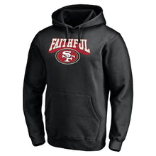 San Francisco 49ers Black Faithful Fitted Fleece Hoodie