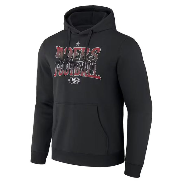 San Francisco 49ers Football Team Black Fleece Hoodie