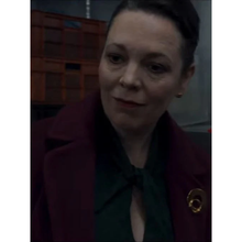 Secret Invasion Olivia Colman Maroon Coat