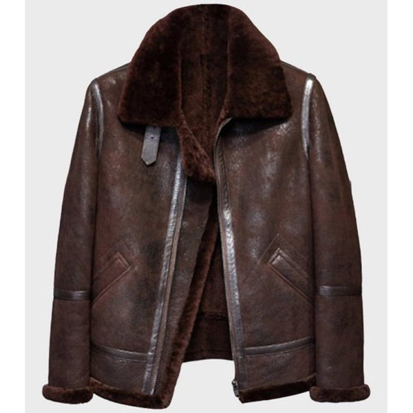 Shawn Brown Shearling Leather Jacket