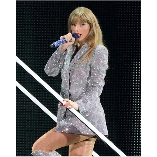 Taylor Swift Eras Silver Blazer