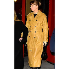 Taylor Swift Leather Trench Coat