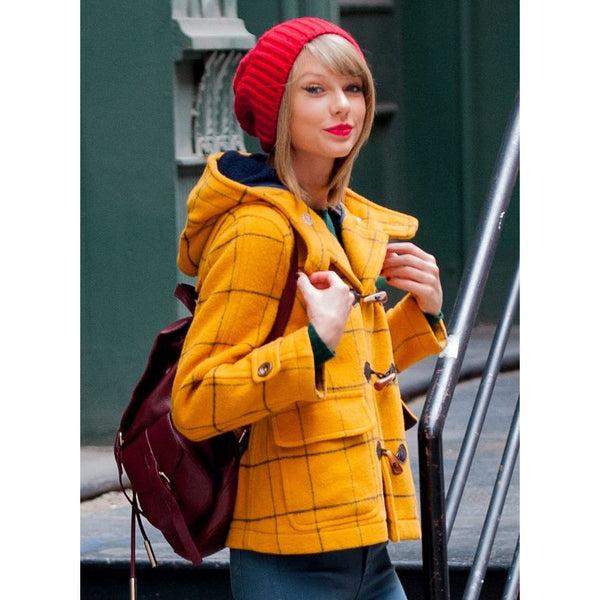 Taylor Swift Paddington Bear Yellow Toggle Coat