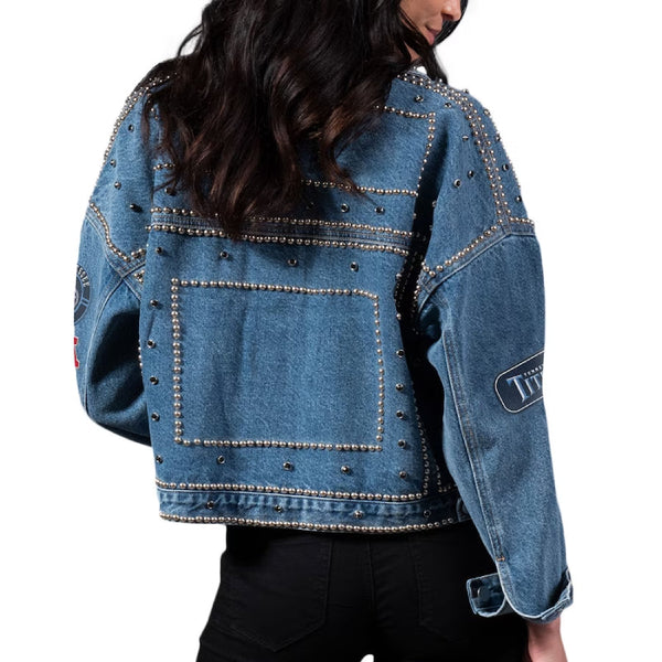 NFL Tennessee Titans Blue Denim Jacket