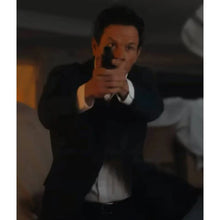 The Family Plan Mark Wahlberg Black Suit