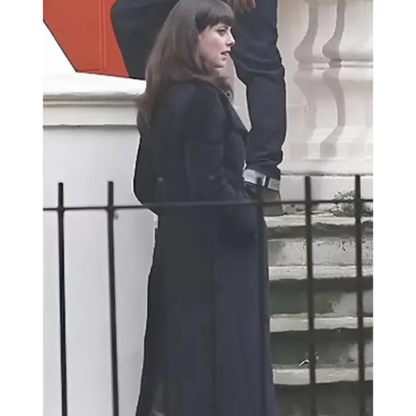 The Gentlemen Kaya Scodelario Black Coat